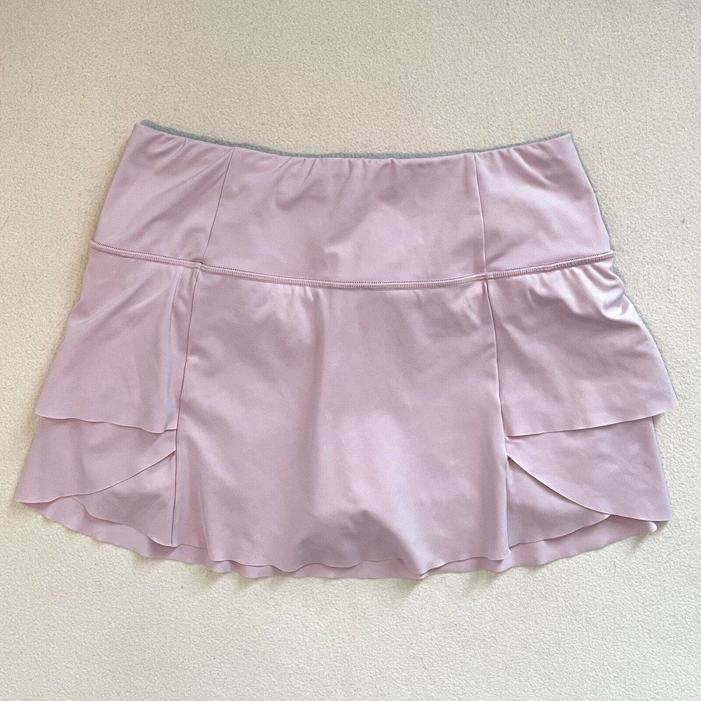 Athleta Women Purple Lavender Lilac Momentum Skort Golf Tennis Skirt 405654 S